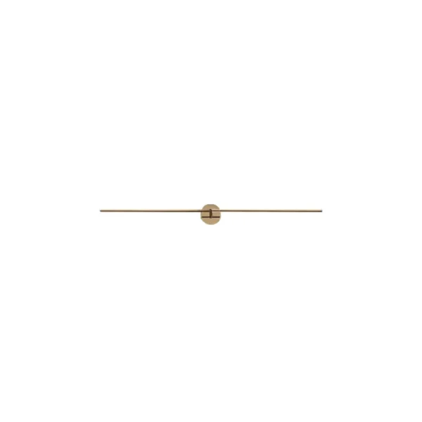 Catellani & Smith LIGHT STICK CW 4 - parete o soffitto - asta e base in oro satinato