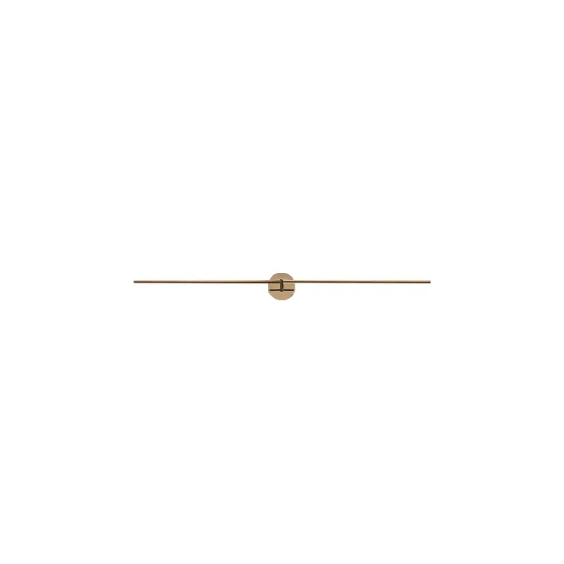 Catellani & Smith LIGHT STICK CW 4 - wall or ceiling - rod and base in satin gold