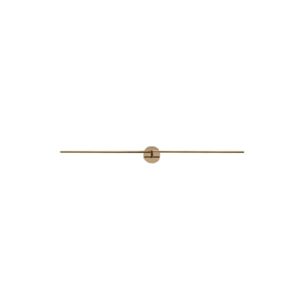 Catellani & Smith LIGHT STICK CW 6 - parete o soffitto - asta e base in oro satinato