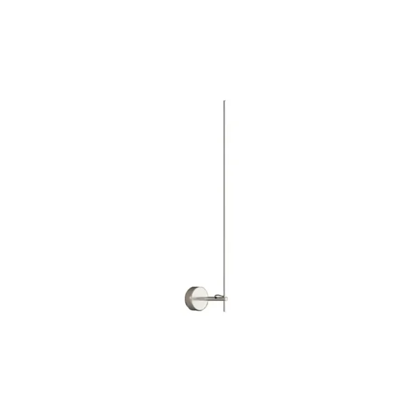 Catellani & Smith LIGHT STICK V - wall - vertical rod and base in nickel