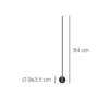 Catellani & Smith LIGHT STICK V - wall - vertical rod and base in satin gold - Image 3