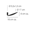 Catellani & Smith LEDERAM WF 17 - wall - disc and black base - Image 3