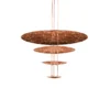 Catellani & Smith MACCHINA DELLA LUCE MOD. A - suspension - copper coloured leaf