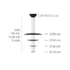 Catellani & Smith MACCHINA DELLA LUCE MOD. A - suspension - copper coloured leaf - Image 3