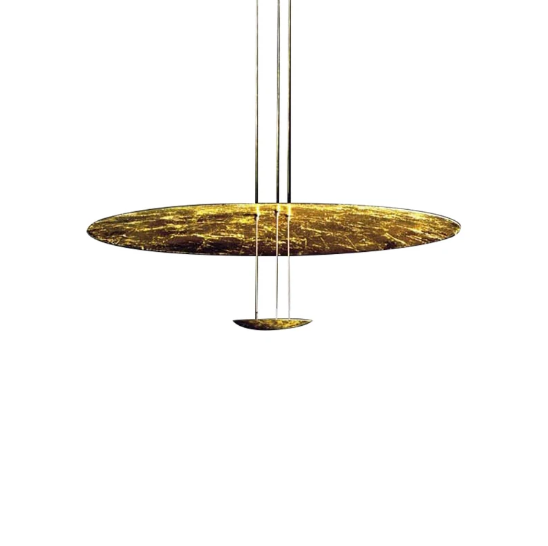 Catellani & Smith MACCHINA DELLA LUCE MOD. B - sospensione - foglia oro