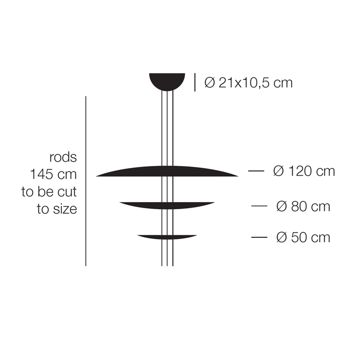 Catellani & Smith MACCHINA DELLA LUCE MOD. C - suspension - silver coloured leaf - Image 3