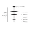 Catellani & Smith MACCHINA DELLA LUCE MOD. D - suspension - gold coloured leaf - Image 3