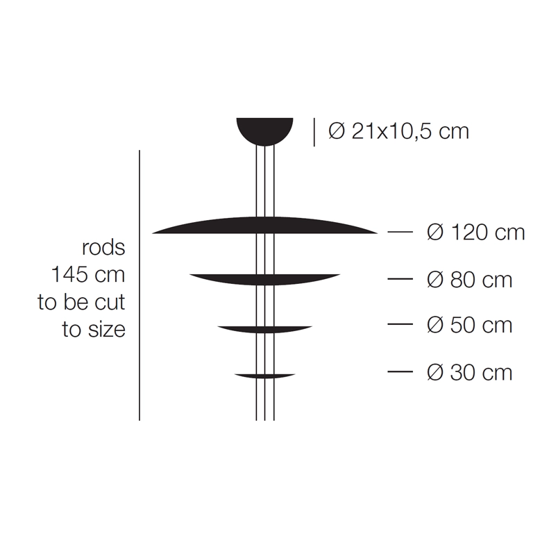 Catellani & Smith MACCHINA DELLA LUCE MOD. F - suspension - copper coloured leaf - Image 3