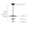 Catellani & Smith MACCHINA DELLA LUCE MOD. I - suspension - copper coloured leaf - Image 3