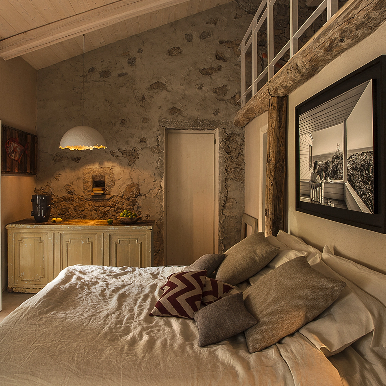 Catellani & Smith POSTKRISI 49 Ø 40 - suspension - gold leaf, white exterior - Image 2
