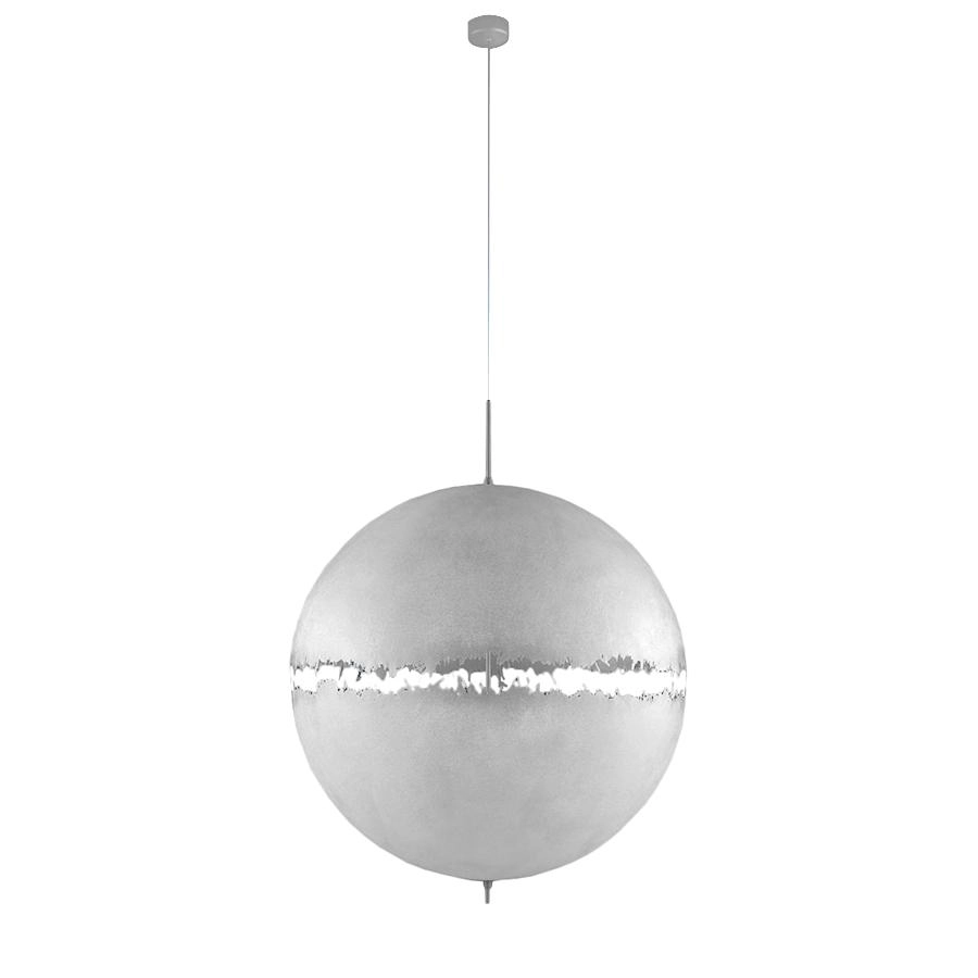 Catellani & Smith POSTKRISI 65 - sospensione - nickel, bianco