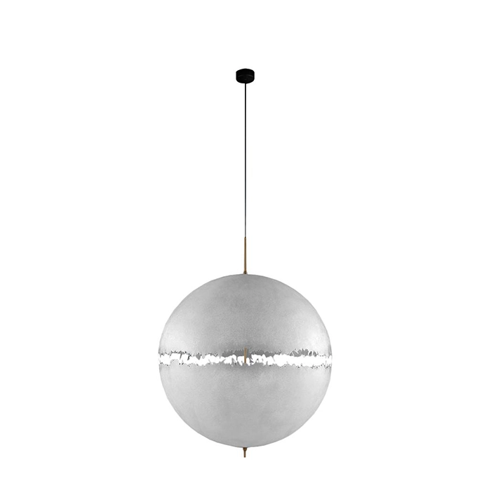 Catellani & Smith POSTKRISI 66 - sospensione - ottone, bianco