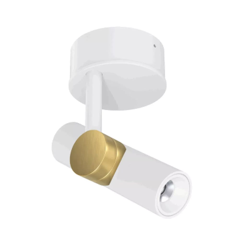 Decorative GOOSE Medium Wide Flood 2700k - white and gold