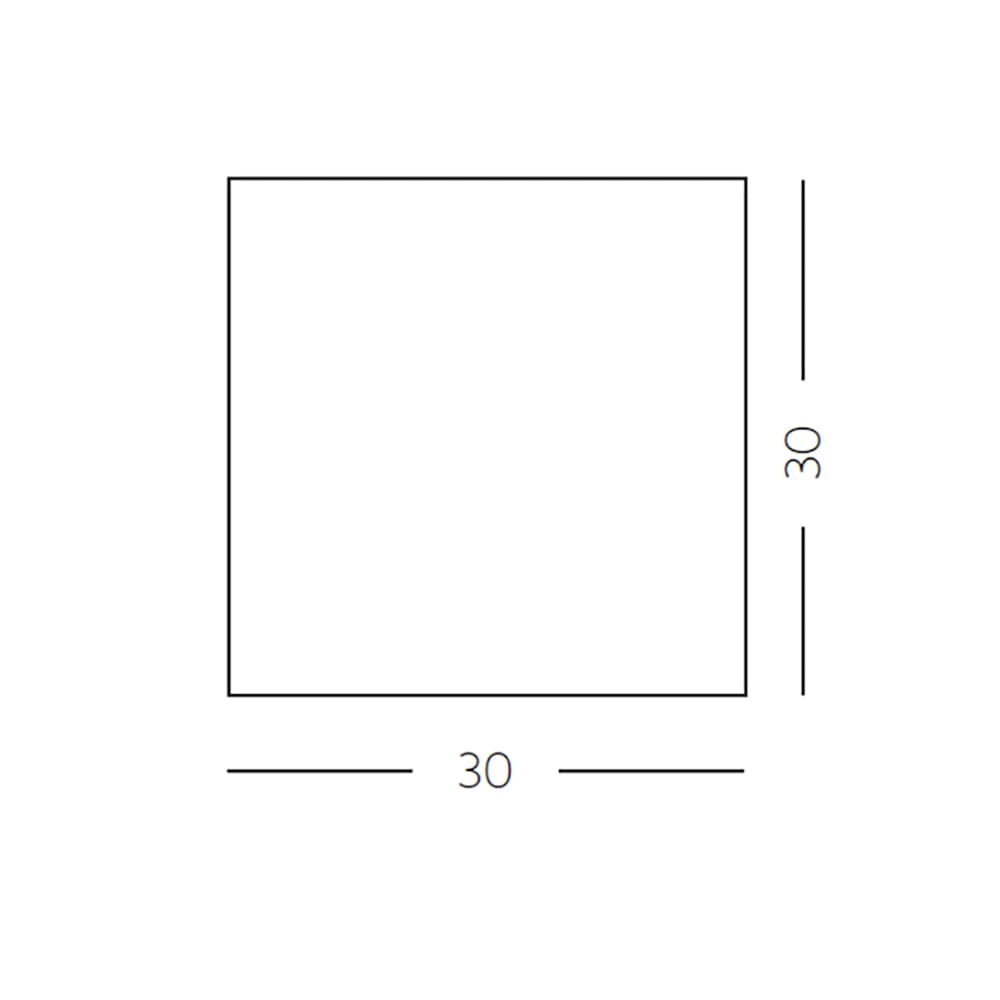 Slide CUBO 30x30 outdoor - light white - Image 3
