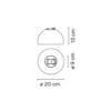 VIBIA PLUSMINUS SEMISFERA 6220 - verde - immagine 3