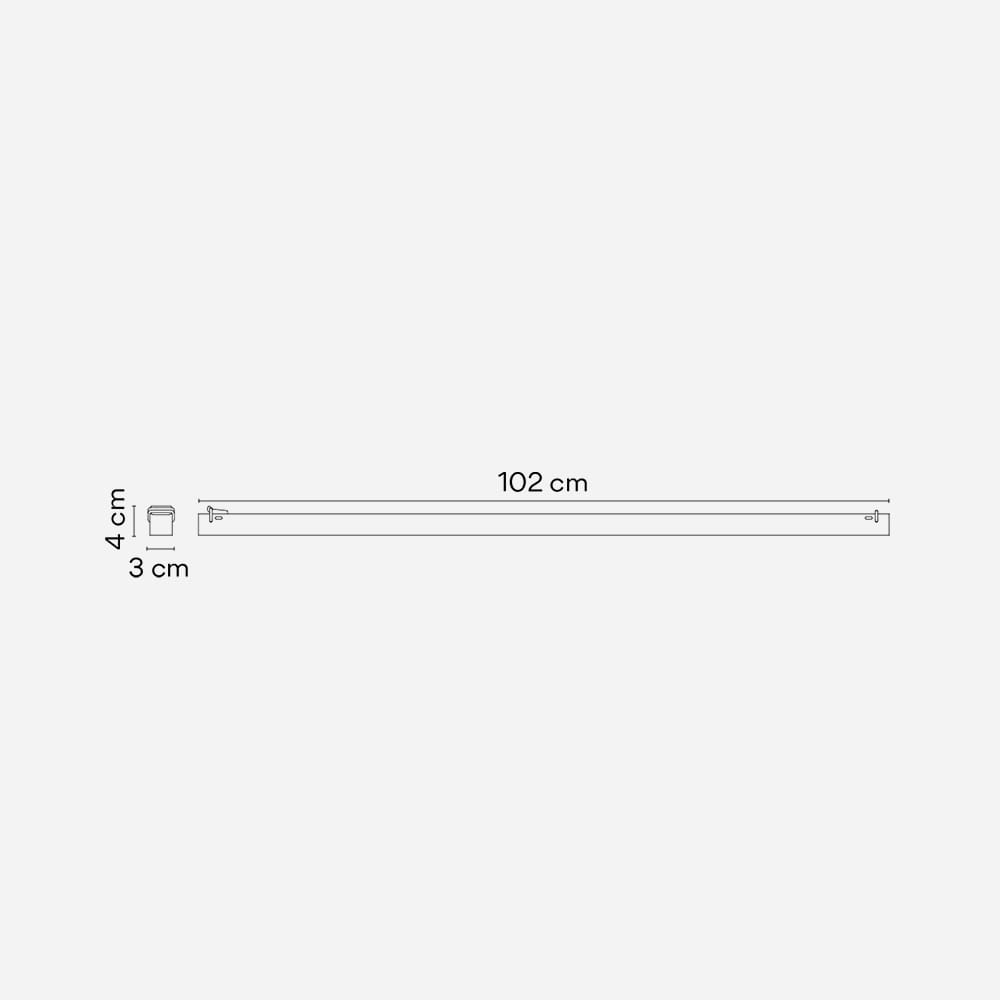 Vibia PLUSMINUS Linear 6250 - 3000K, On/Off - green M1 (Lighting body only) - Image 3