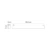 Vibia PLUSMINUS Linear Low UGR 6280 - 3000K Simultaneous line Dali, 1-10V, Casambi - green M1 (Lighting body only) - Image 3