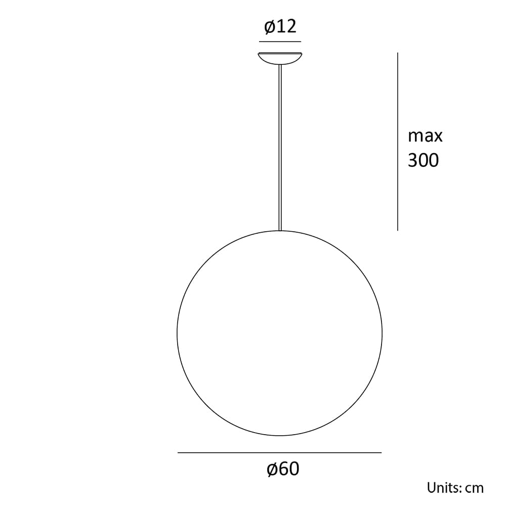Lumen Center FULLMOON 60 suspension - white - Image 3