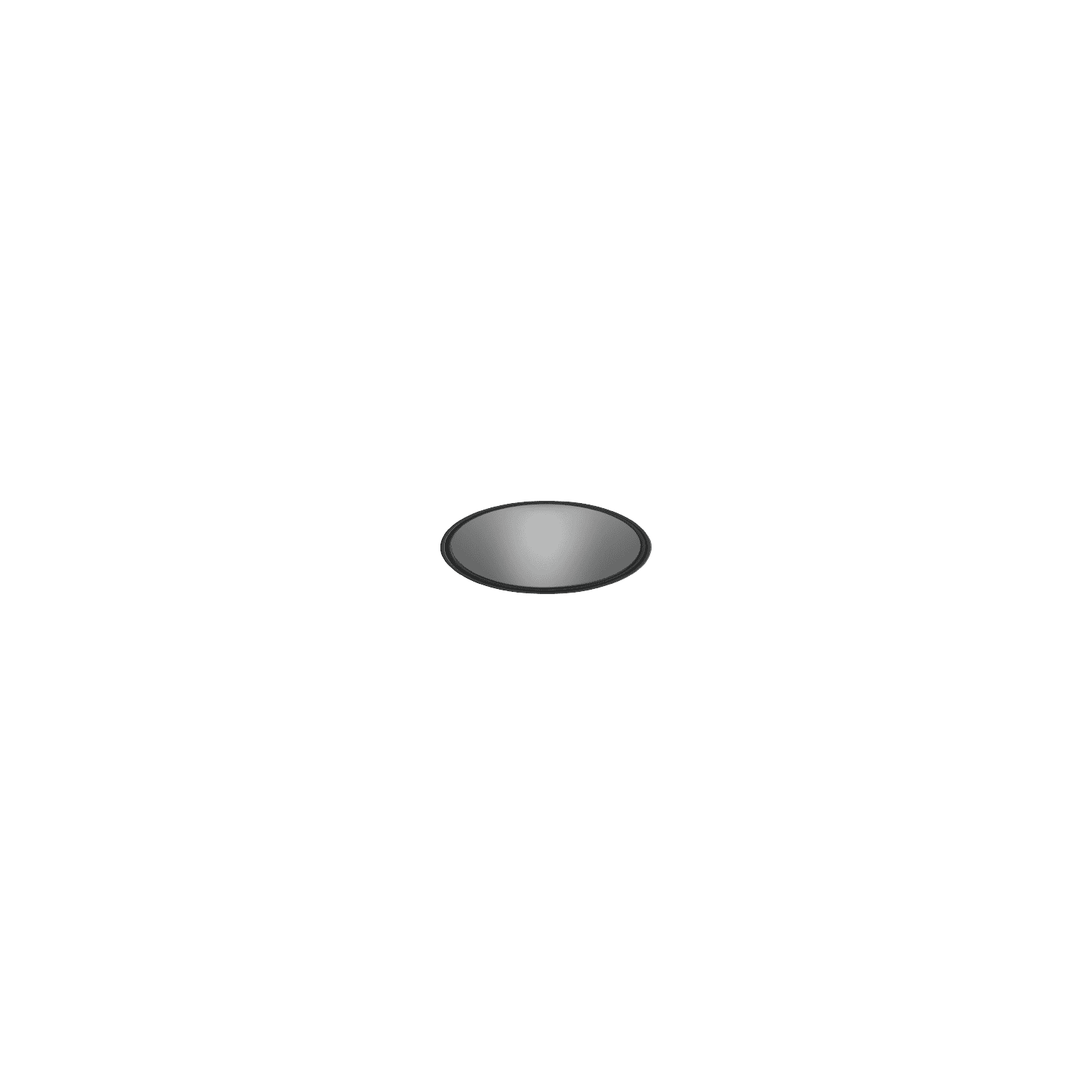 Wever e Ducrè - Match Point Trimless Ceiling Rec 1.0 LED 2700K Nero