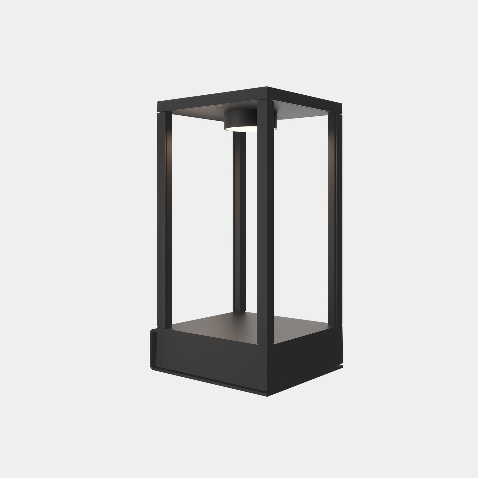 LEDS C4 - Applique Rack Wallfixture & Bollard Fixed 150x150x300mm - Grigio