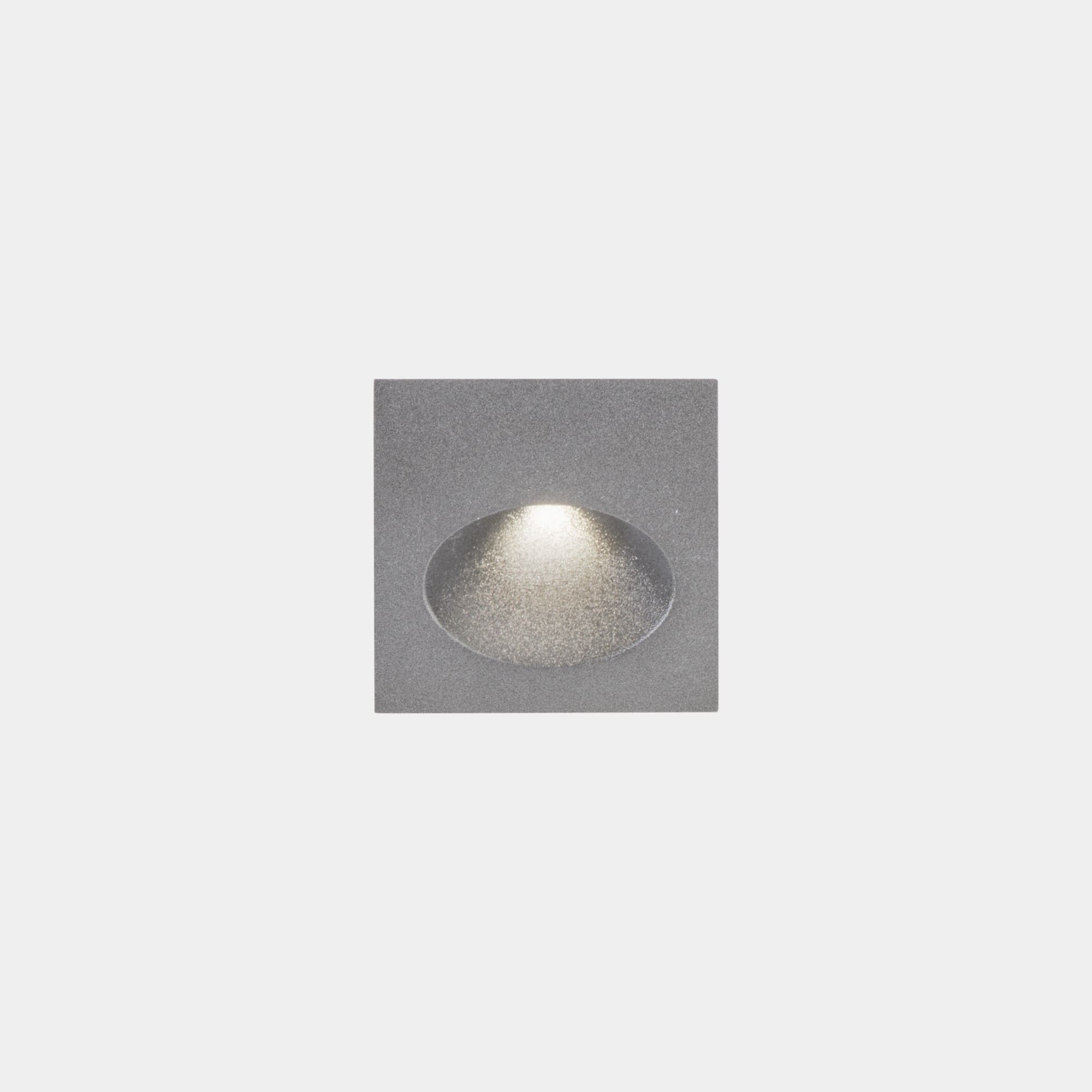 LEDS C4 - Segnapasso da incasso Bat Square Oval - Grigio