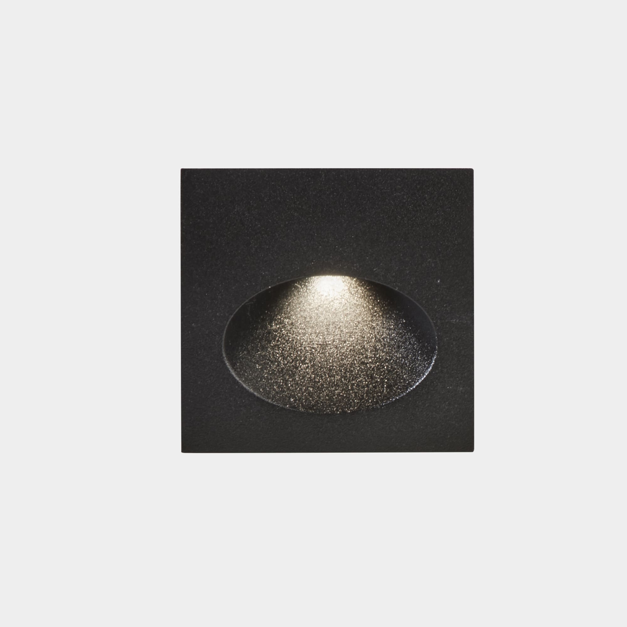 LEDS C4 - Segnapasso da incasso Bat Square Oval - Grigio