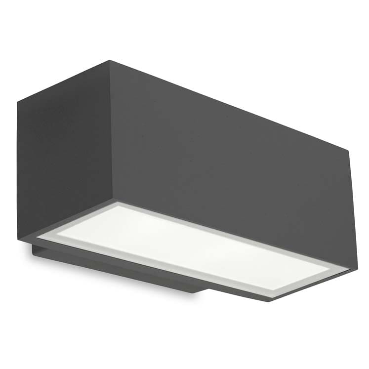 LEDS C4 - Applique Afrodita LED 275mm Double Emission - Grigio