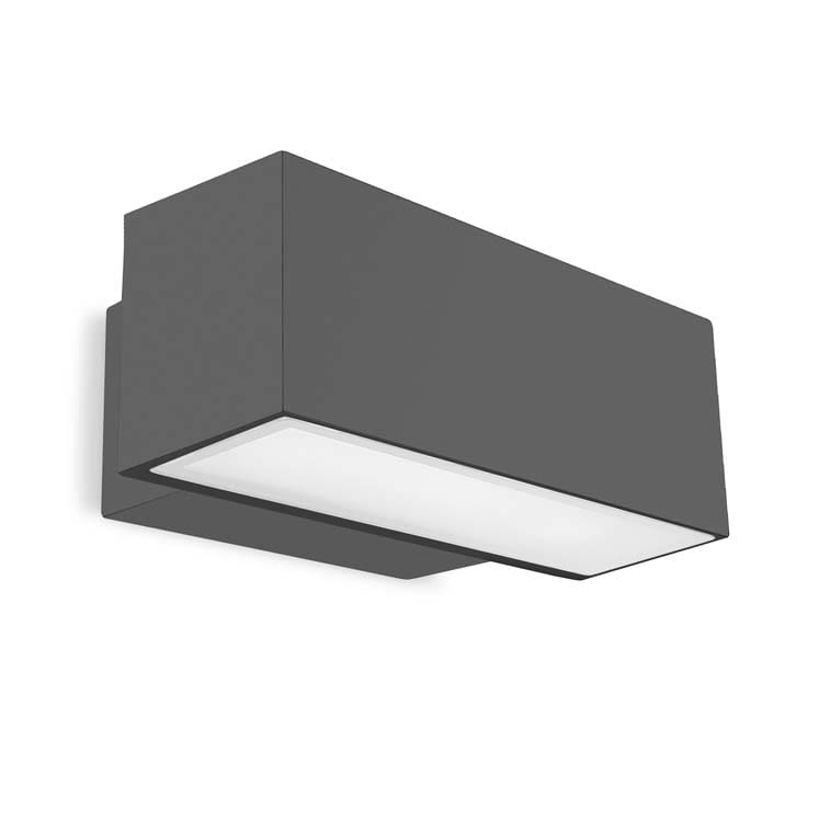 LEDS C4 - Applique Afrodita LED 375mm Double Emission - Grigio