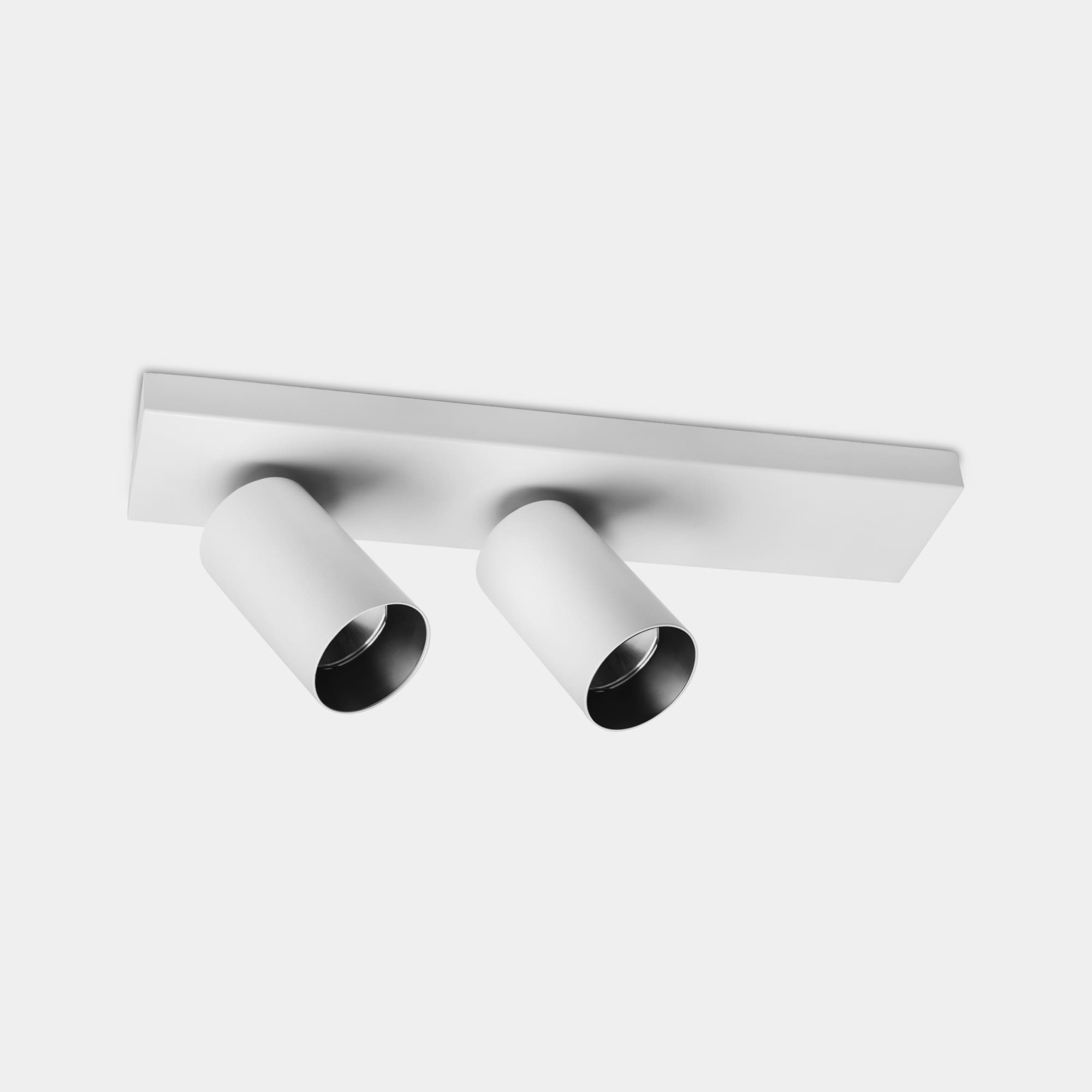 LEDS C4 - Faretto Atom Surface Double Ø52 Zoom - Bianco