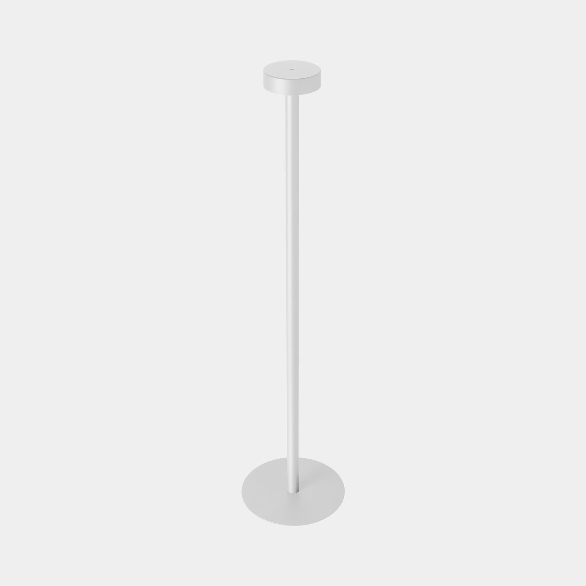 LEDS C4 - Lampada da terra Orbit Rechargeable Small Hole Cover - Bianco