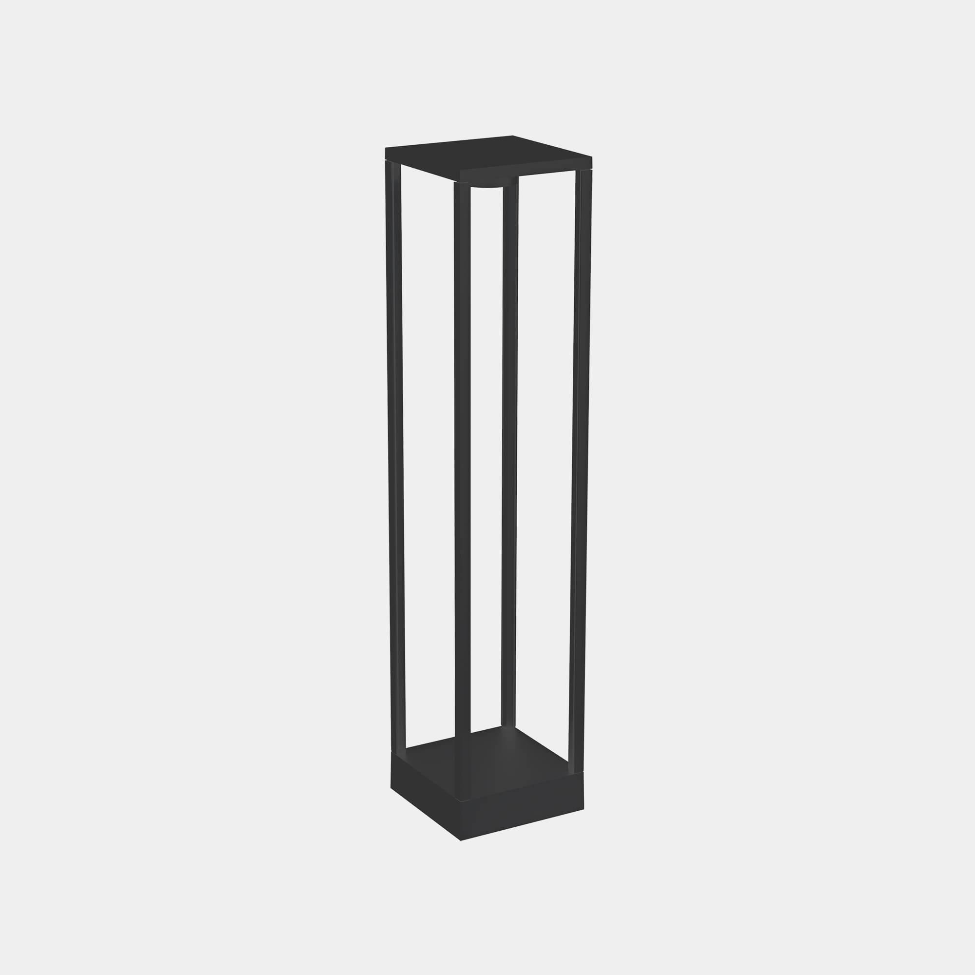 LEDS C4 - Paletto luminoso Rack Bollard Fixed 150x150x700mm - Nero