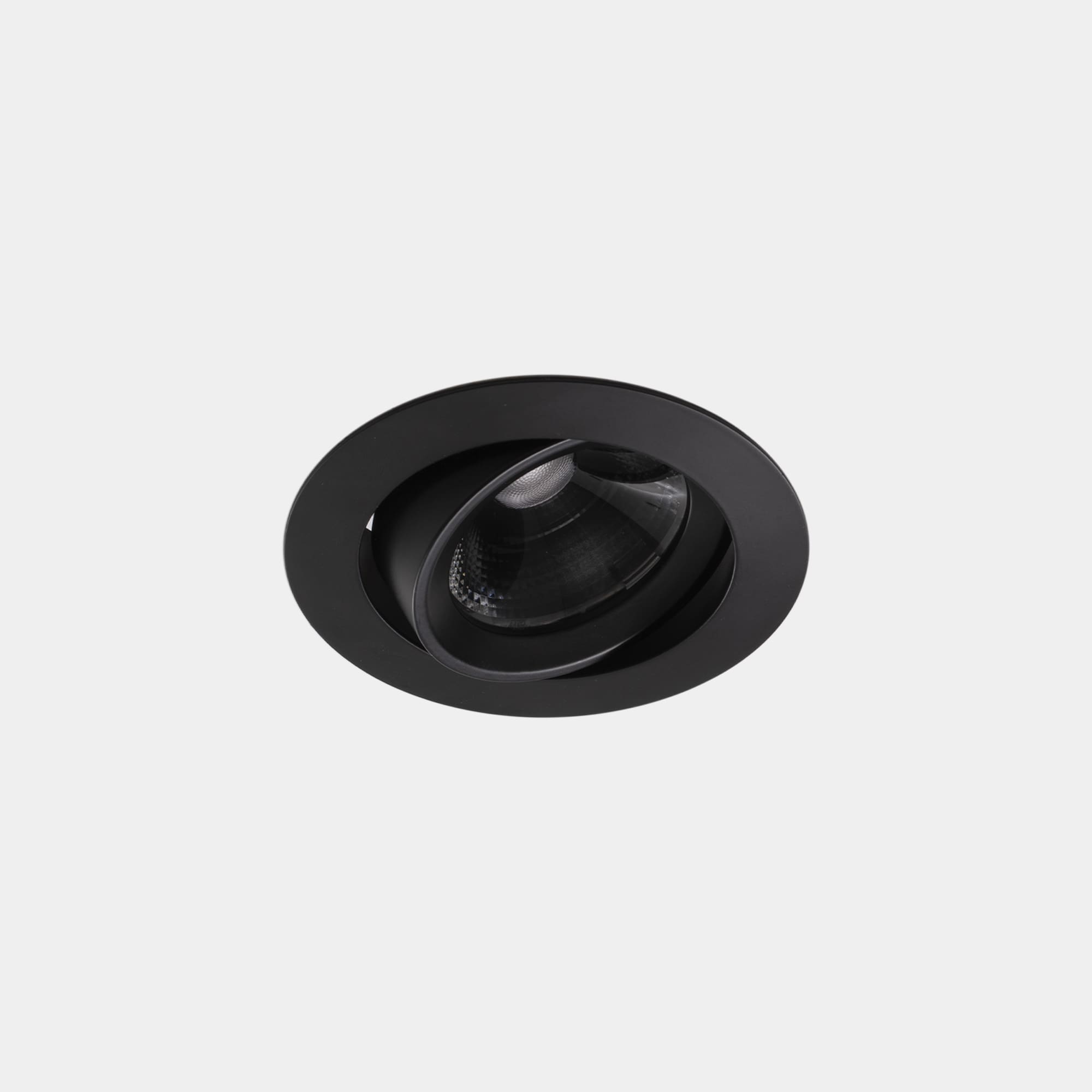 LEDS C4 - Faretto da incasso Play Flat Round Adjustable - Nero