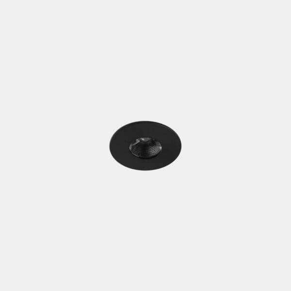 LEDS C4 - Faretto da incasso Play Mini Flat Round Fixed - Nero