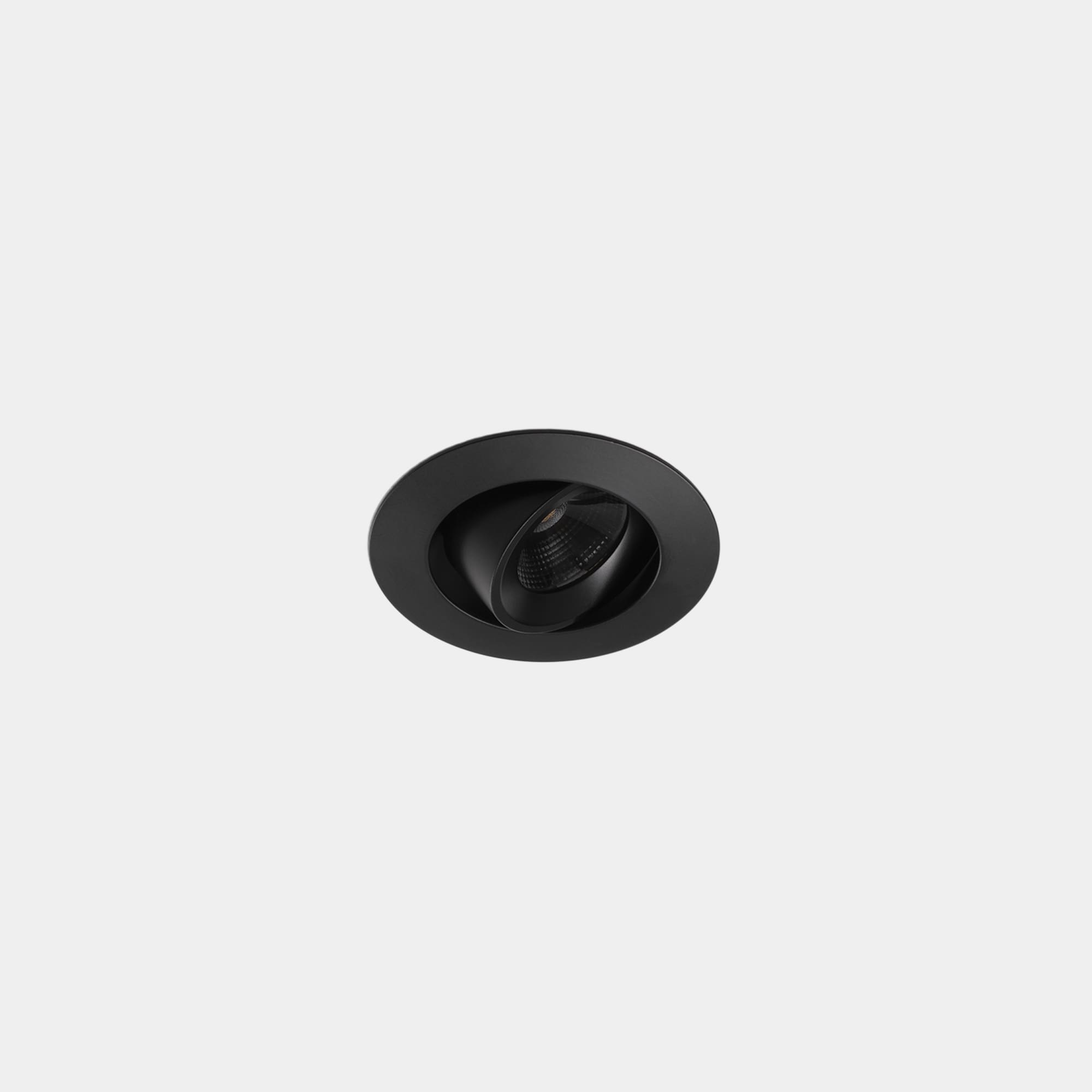 LEDS C4 - Faretto da incasso Play Mini Flat Round Adjustable - Nero