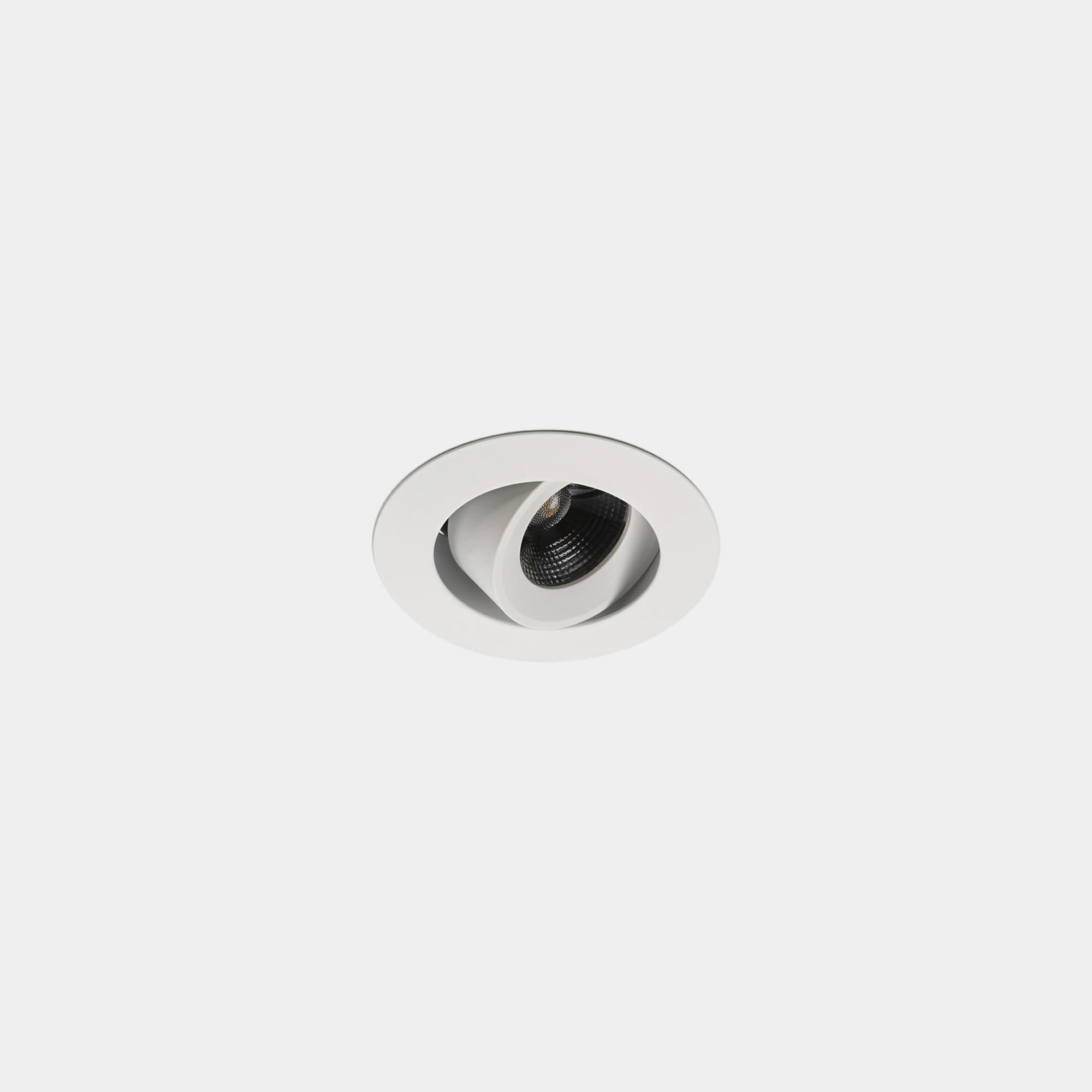 LEDS C4 - Faretto da incasso Play Mini Flat Round Adjustable - Bianco