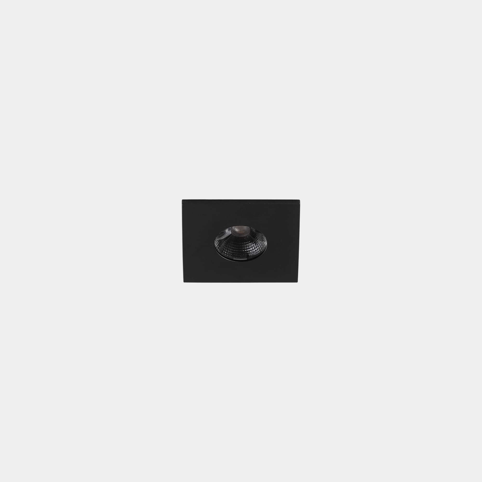 LEDS C4 - Faretto da incasso Play Mini Flat Square Fixed - Nero