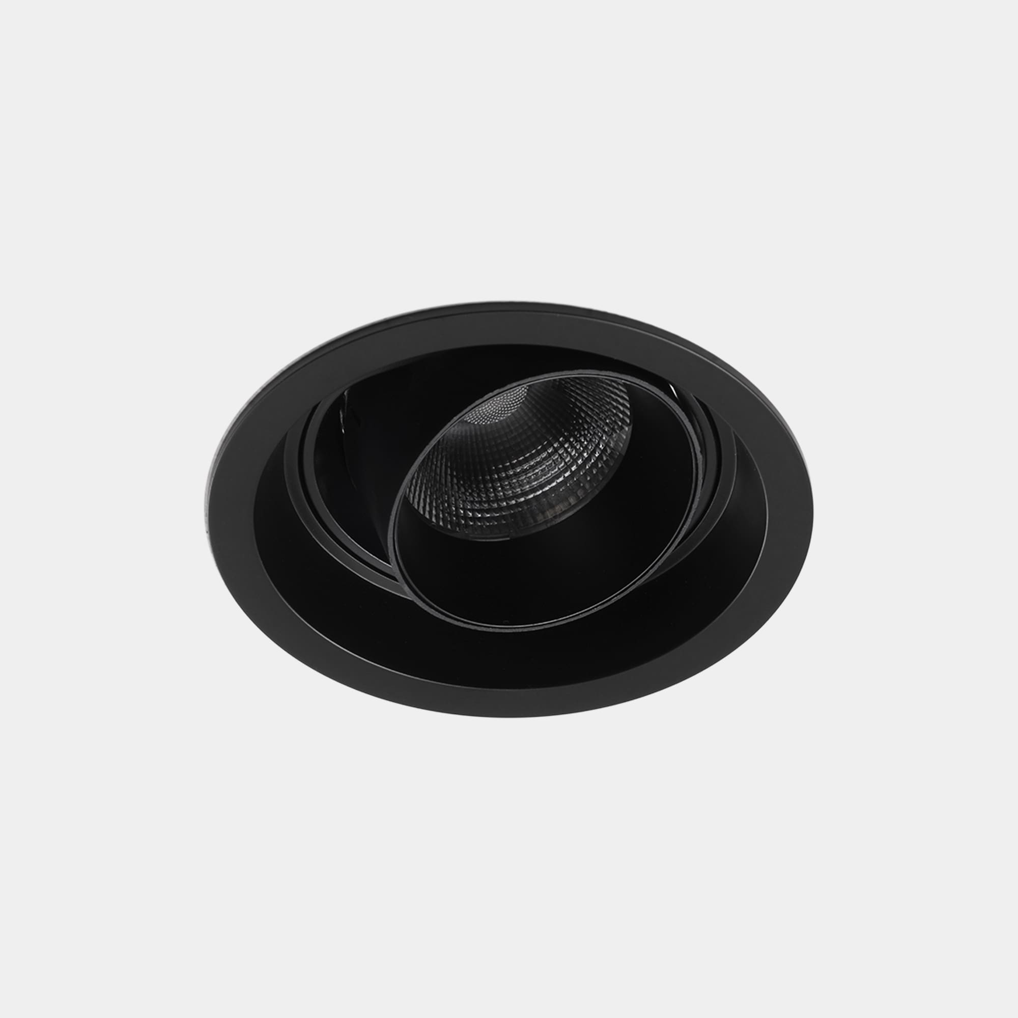 LEDS C4 - Faretto da incasso Play Snoot Round Adjustable Trim - Nero