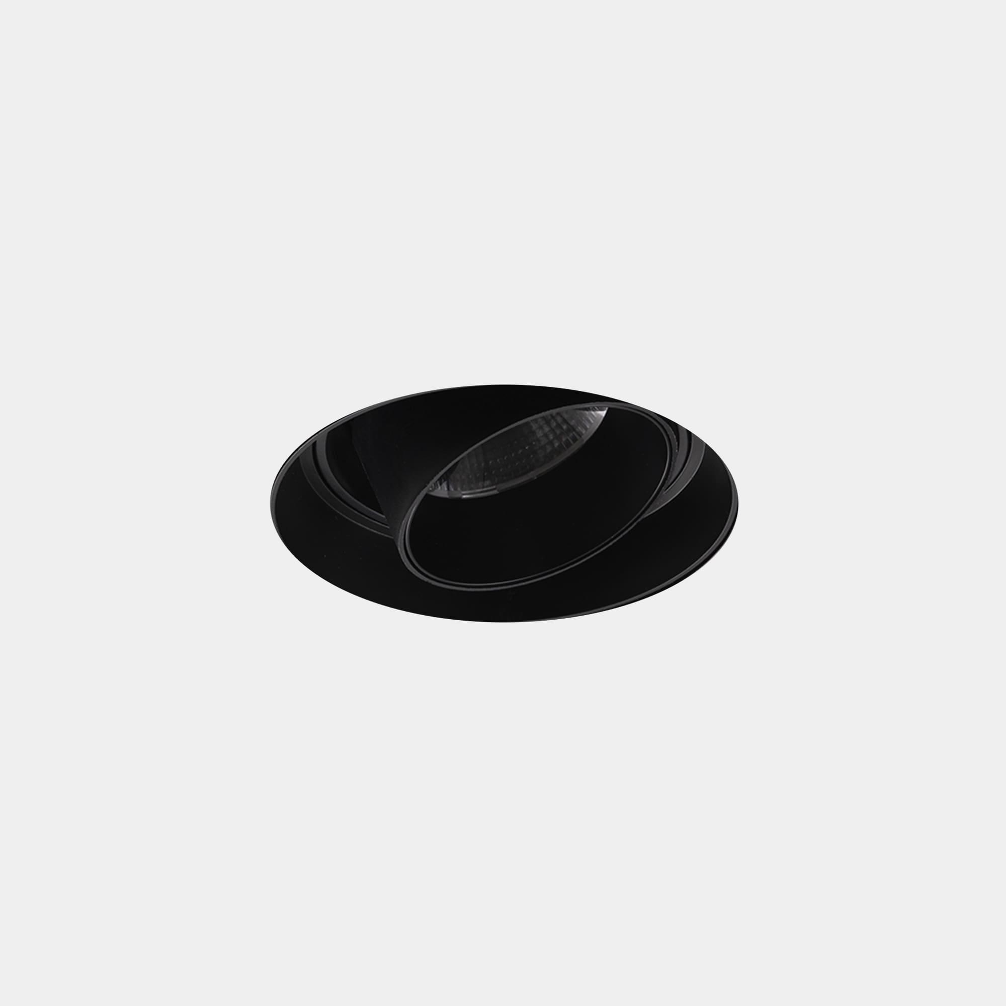LEDS C4 - Faretto da incasso Play Snoot Round Adjustable Trimless - Nero