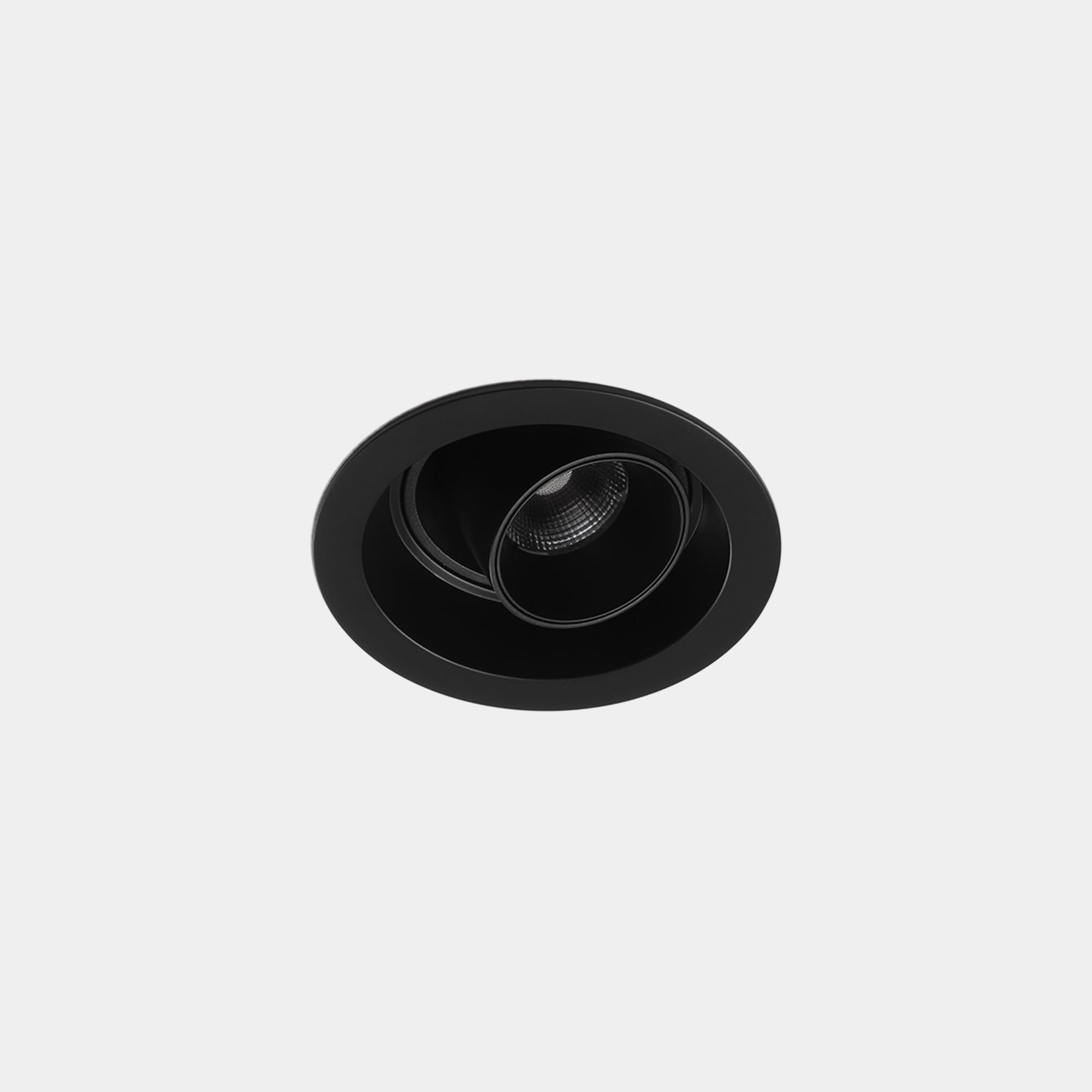 LEDS C4 - Faretto da incasso Play Mini Snoot Round Adjustable - Nero