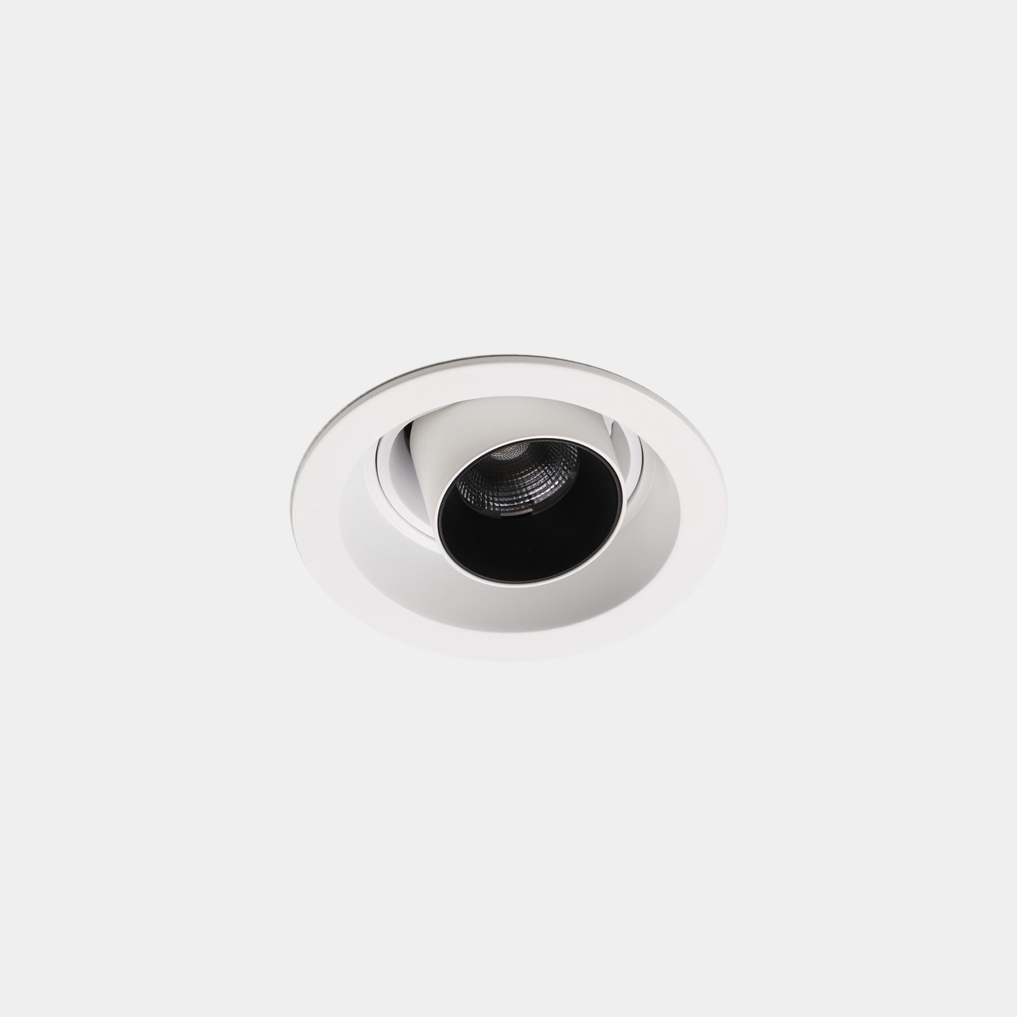 LEDS C4 - Faretto da incasso Play Mini Snoot Round Adjustable - Bianco
