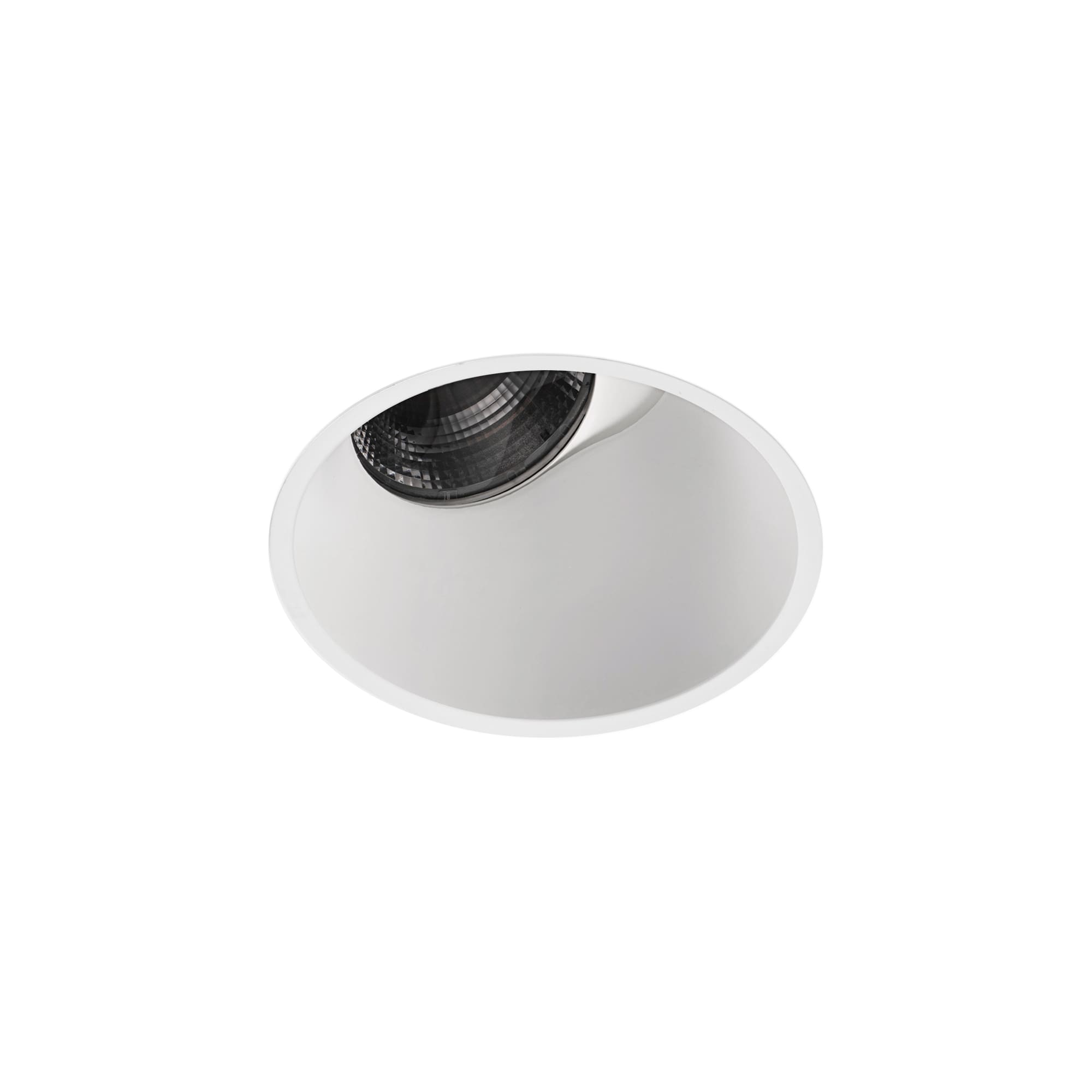 LEDS C4 - Faretto da incasso Play Visual Comfort Round Adjustable Microtrim Emergency - Bianco