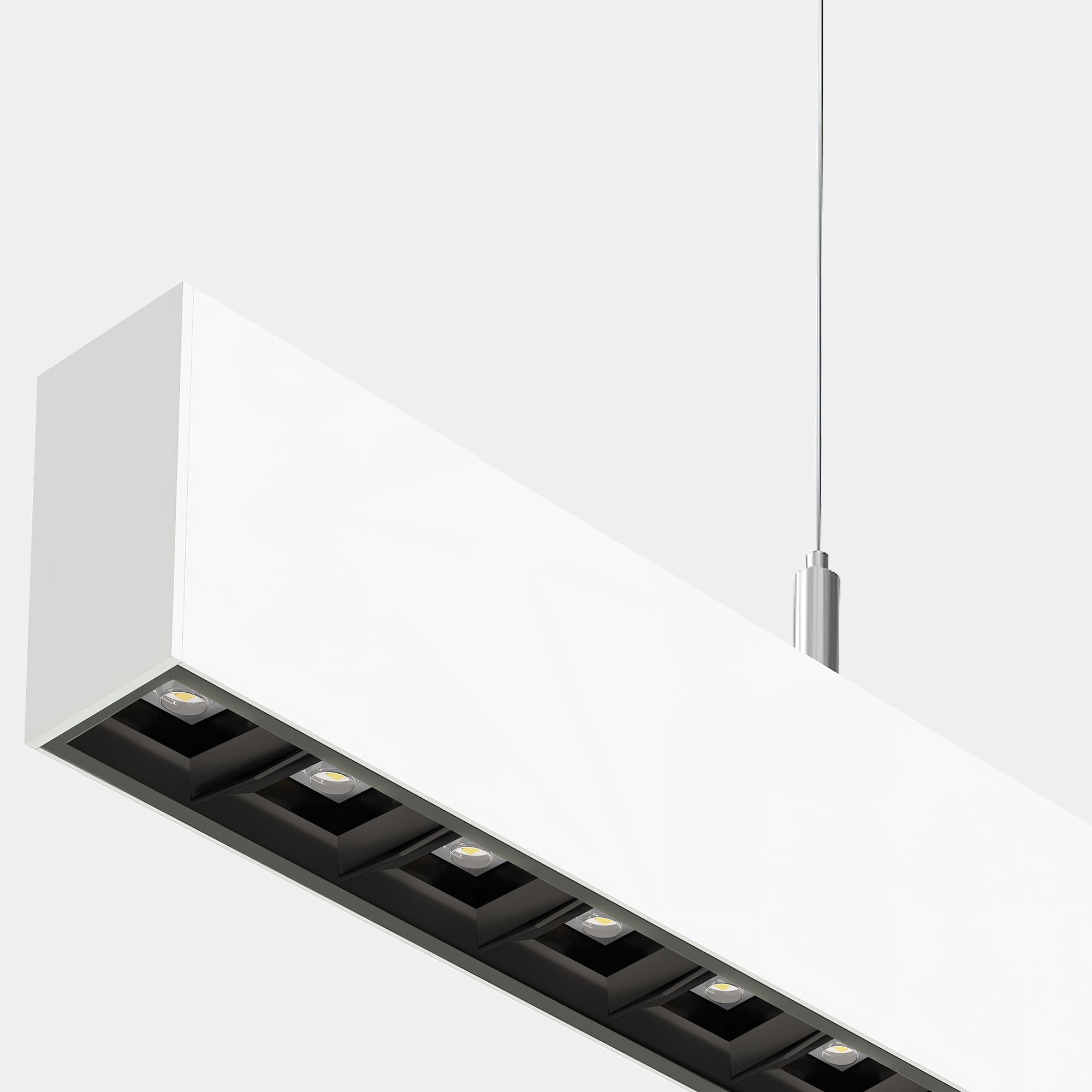 LEDS C4 - Sistema lineare LED Infinite Pro Opticell Suspended 854mm - Bianco