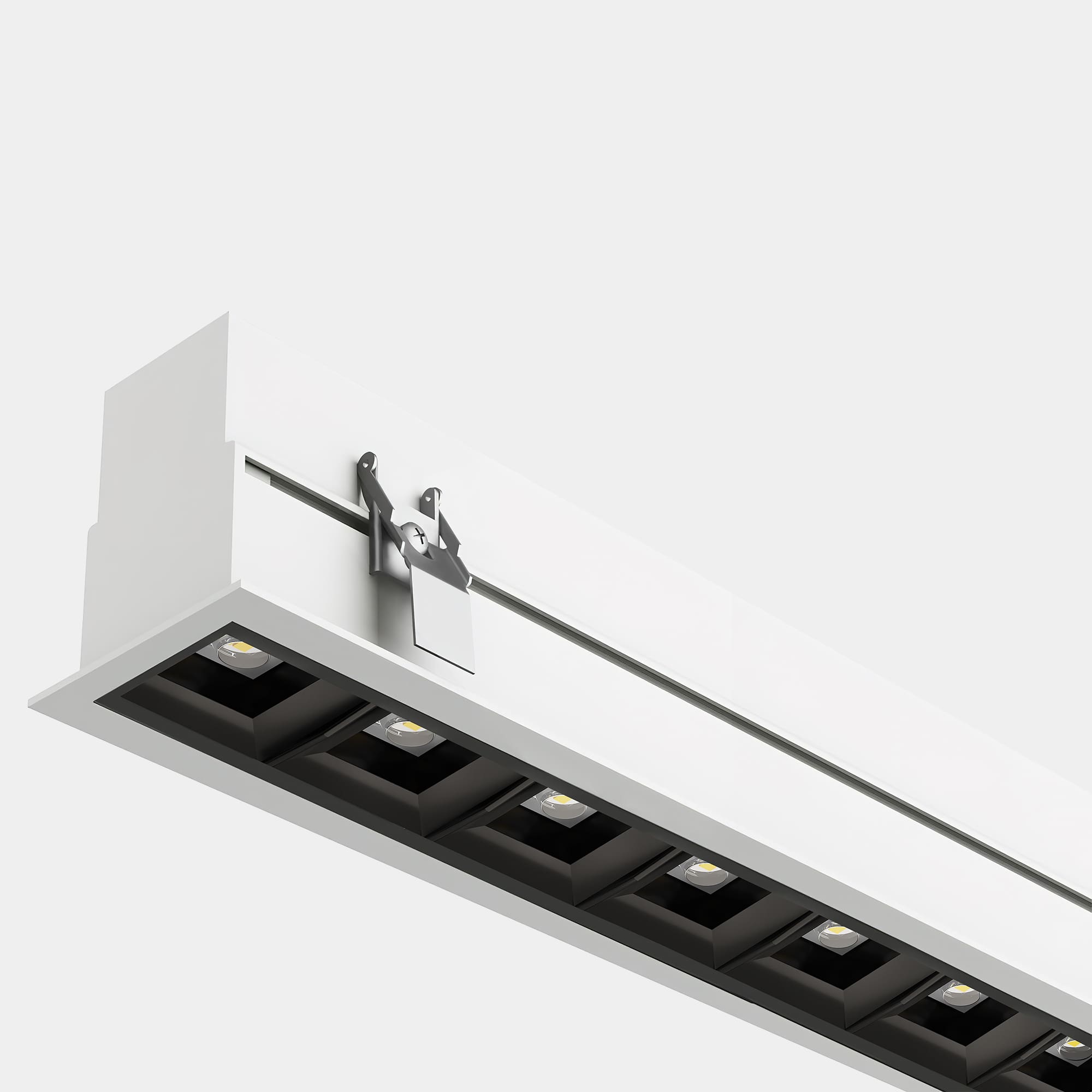 LEDS C4 - Sistema lineare LED Infinite Pro Opticell Recessed 854mm - Bianco