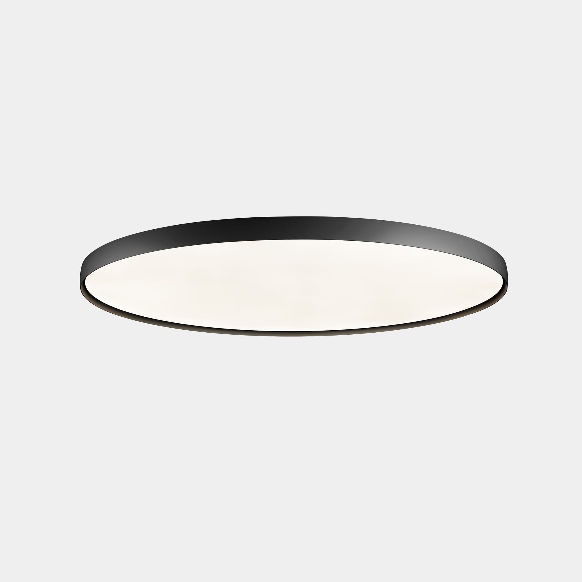 LEDS C4 - Plafoniera Luno Slim Surface Extra Large - Nero