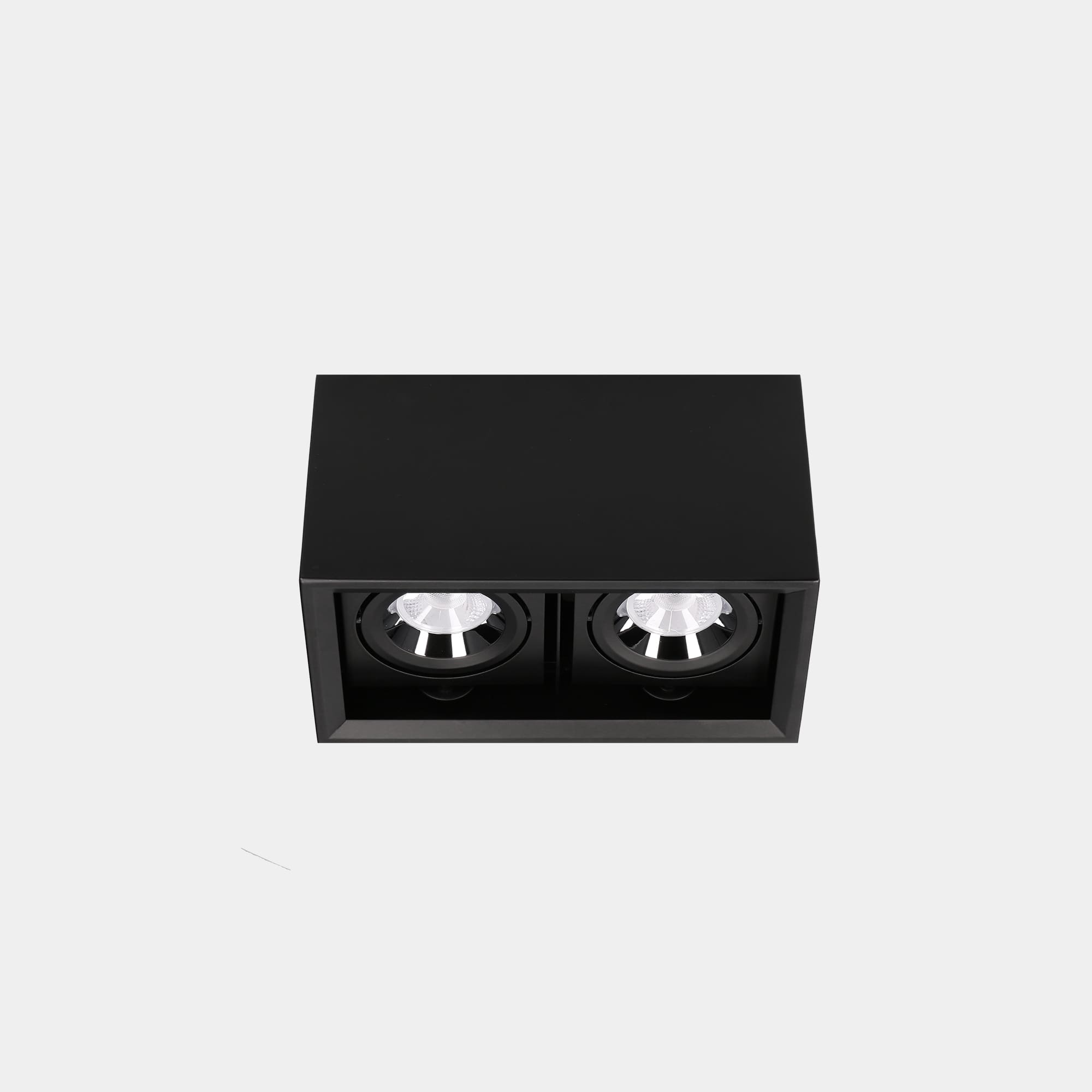 LEDS C4 - Plafoniera Multidir Evo Small Double Surface - Nero