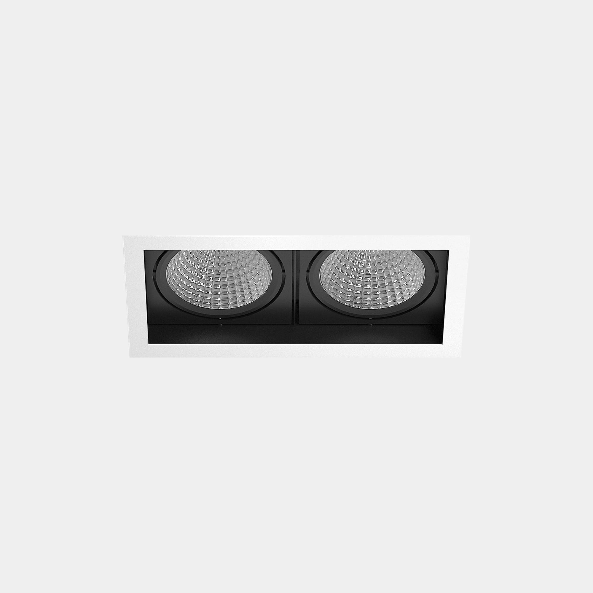 LEDS C4 - Faretto da incasso Multidir Evo Big Double Recessed Trim - Bianco