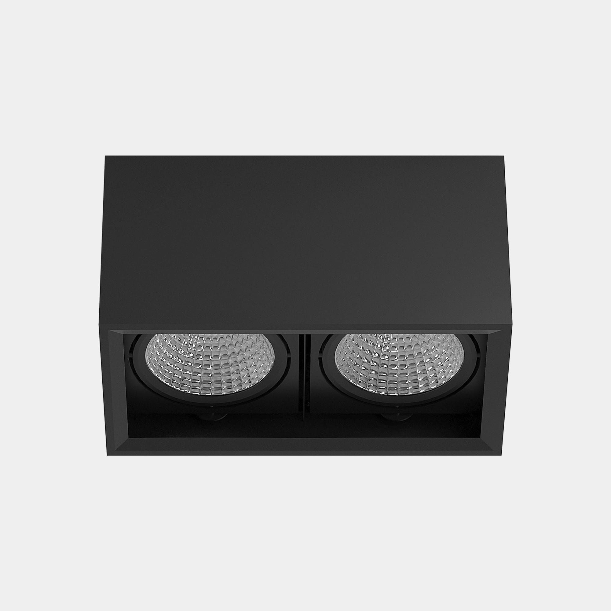 LEDS C4 - Plafoniera Multidir Evo Big Double Surface - Nero
