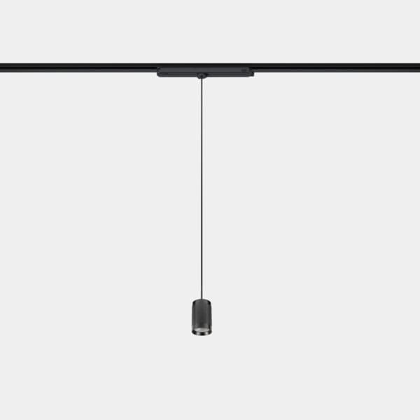 LEDS C4 - Lampada a sospensione Iris Track Hoop 35º - Nero