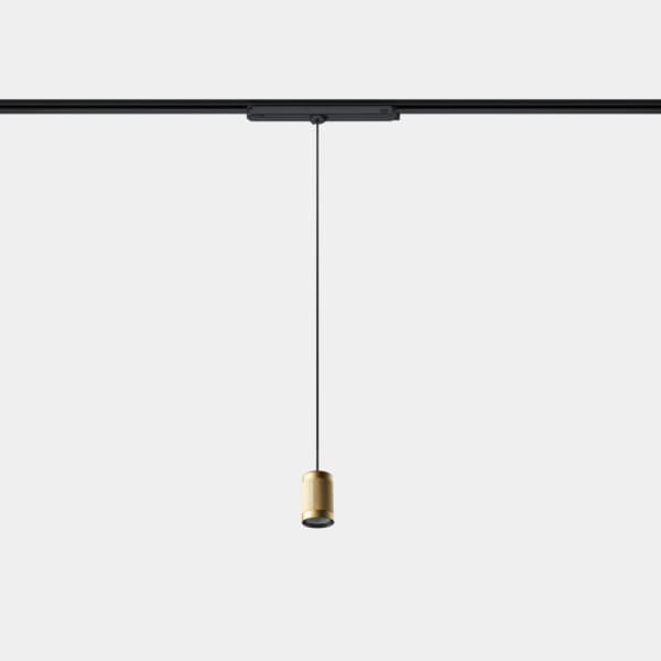 LEDS C4 - Lampada a sospensione Iris Track Hoop 50º - Nero