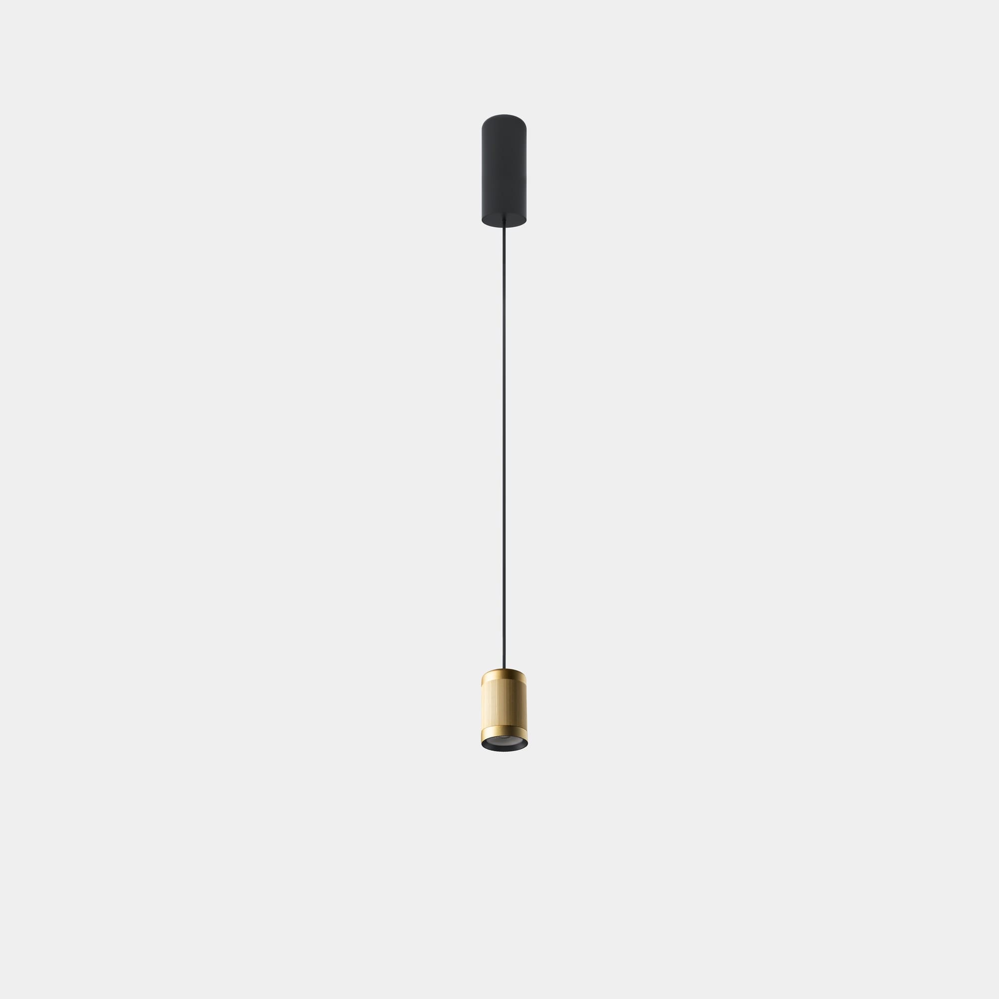 LEDS C4 - Lampada a sospensione Iris Pendant Surface Big Hoop - Nero